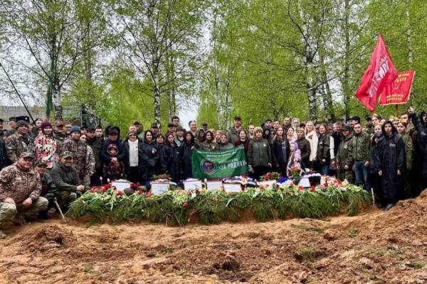 Поиск и захоронение останков военных в Смоленской области