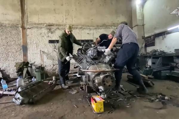 В Минобороны РФ рассказали, как работает ремонтный батальон в зоне СВО