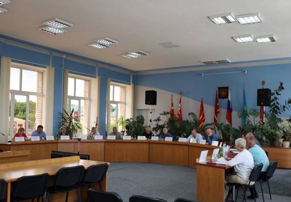 Заседание Рославльской окружной Думы