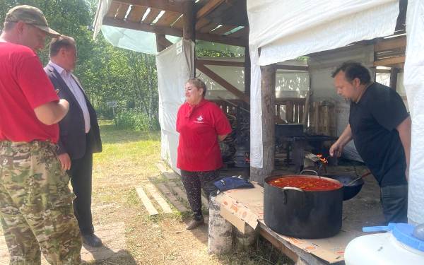Открытие 16-го военно-патриотического слета 