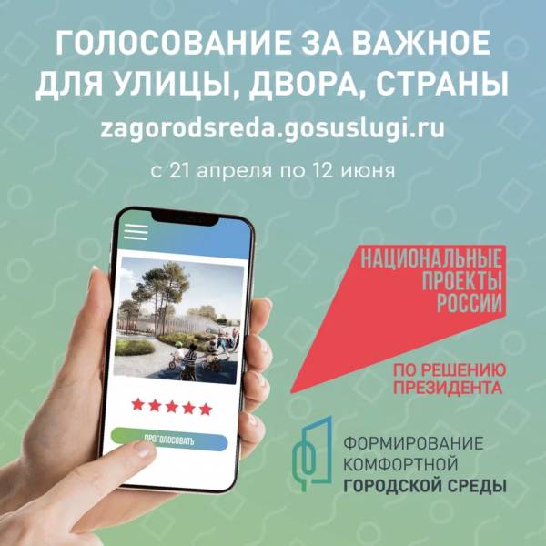 Голосование за проекты по улучшению городской среды в Рославле