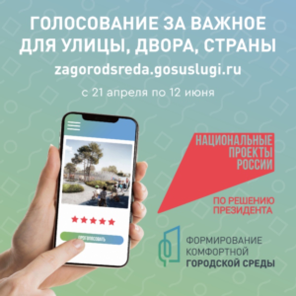 Голосование за благоустройство общественных пространств продолжается