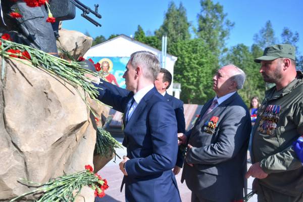 Открытие мемориала в Смоленской области Открытие мемориала в Смоленской области