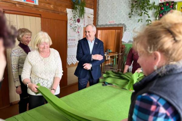 Обновление Хлепенского Дома культуры при поддержке Сергея Неверова