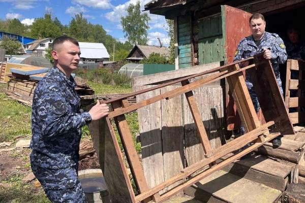 Помощь сотрудниками УФСИН семьям участников СВО