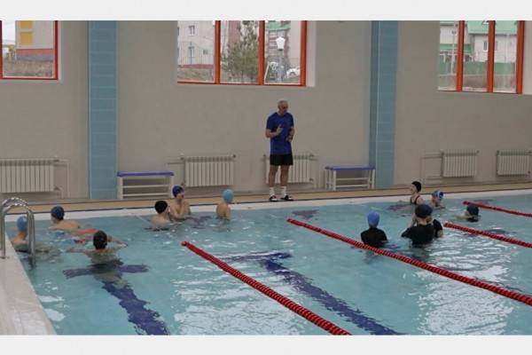 Открытие нового бассейна в смоленском лицее