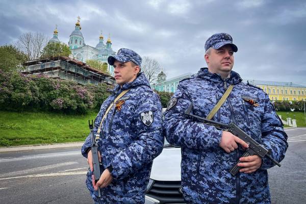 Росгвардия приняла участие во всероссийской акции «Георгиевская ленточка»