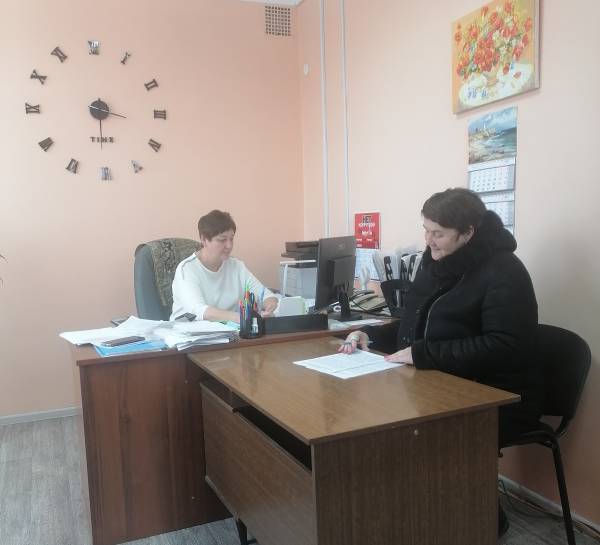 Встреча сотрудников администрации с ИП Коненковой