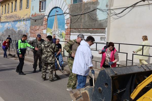 Субботник в Рославльском районе 17 апреля 2025 года