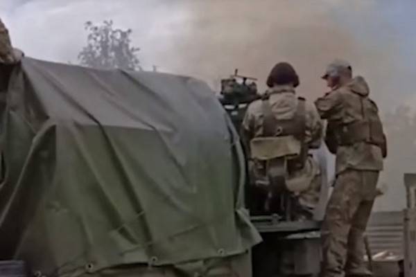 Российские десантники уничтожают опорники ВСУ с помощью зенитных установок