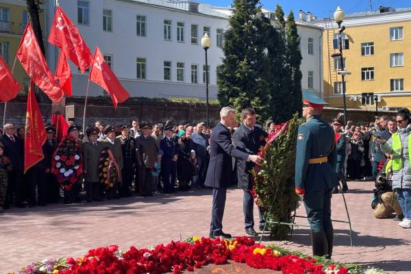 В Смоленске состоялся митинг, приуроченный к Дню Великой Победы