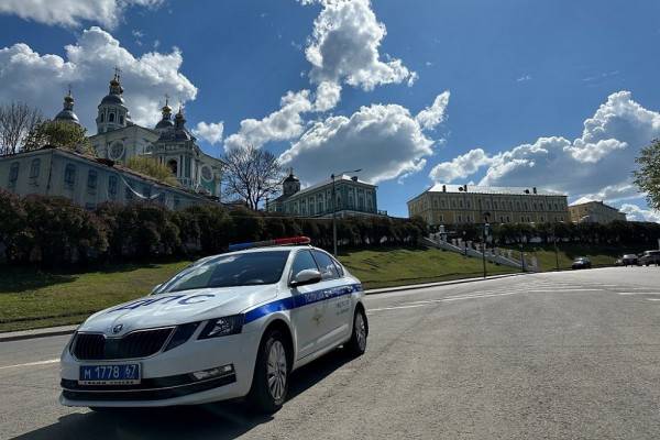 Мотоциклистов Смоленска проверят сотрудники дорожной полиции