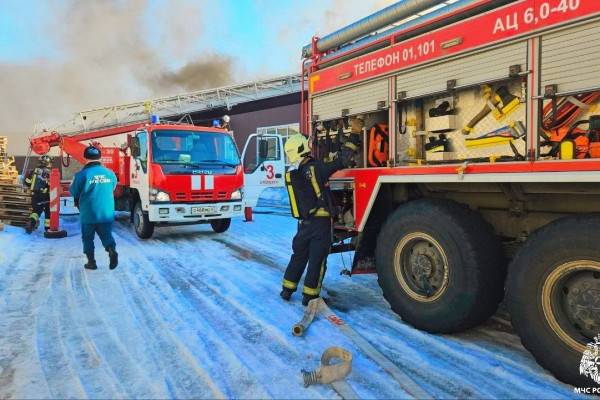 В Смоленске на улице Губенко был потушен большой пожар