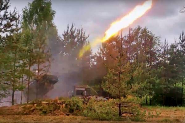 Расчеты «Градов» ударили по выявленным позициям ВСУ
