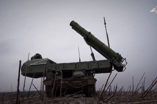 Кадры боевой работы расчётов ЗРК «Бук» в зоне проведения спецоперации