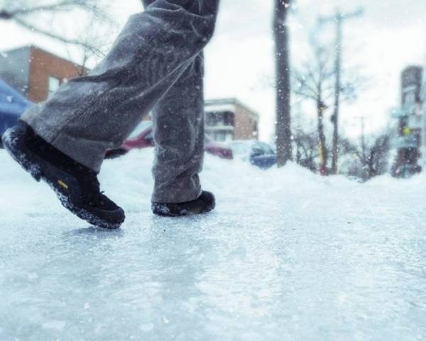 Будьте осторожны – гололёд!