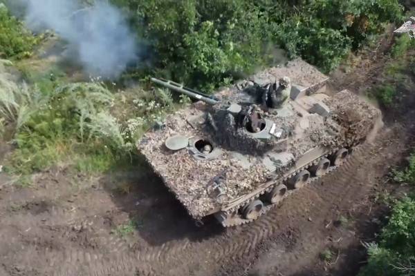 Кадры уничтожения украинских боевиков под Артёмовском