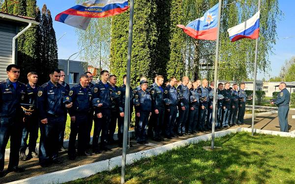 Памятное мероприятие в честь погибших сотрудников МЧС
