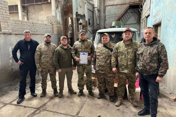 Доставка гуманитарной помощи в зону СВО