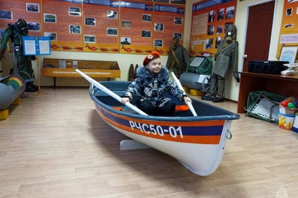 Первые в наступившем году гости посетили смоленский музей пожарных и спасателей