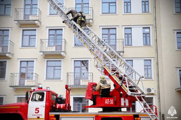 В здании Арбитражного суда Смоленской области был устранен условный пожар