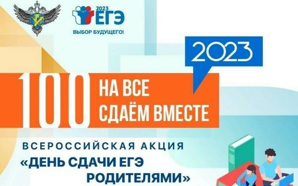 Всероссийская акция «Сдаем вместе. День сдачи ЕГЭ родителями»