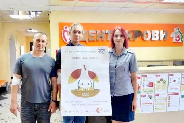 Волонтерство и донорство: семейные традиции и активное участие сотрудников УФСИН