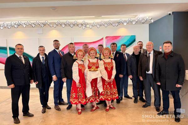 Встреча делегаций России и Белоруссии в Смоленске Встреча делегаций России и Белоруссии в Смоленске