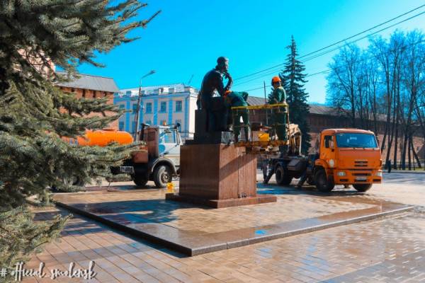 В Смоленске провели купание Коня