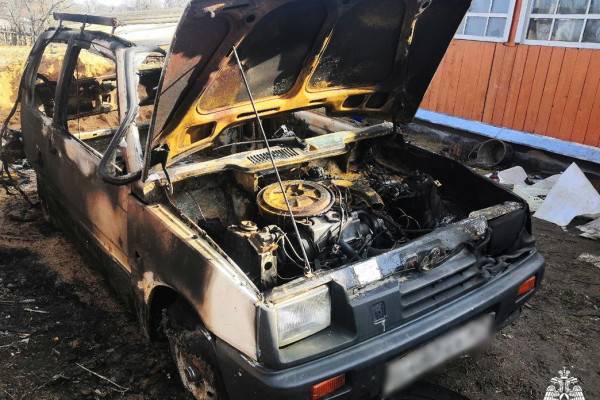 Пожар в Духовщине из-за сварочных работ