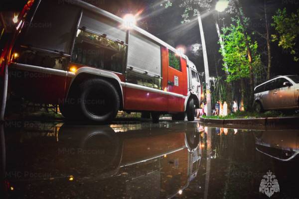 Пожар в Смоленске