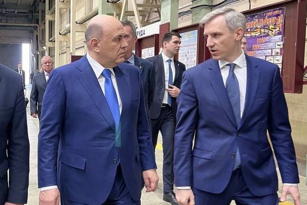 Василий Анохин поздравляет председателя правительства России Михаила Мишустина с Днем рождения