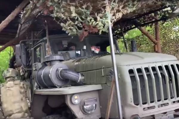 Артиллеристы уничтожили колонну вражеской техники в зоне СВО