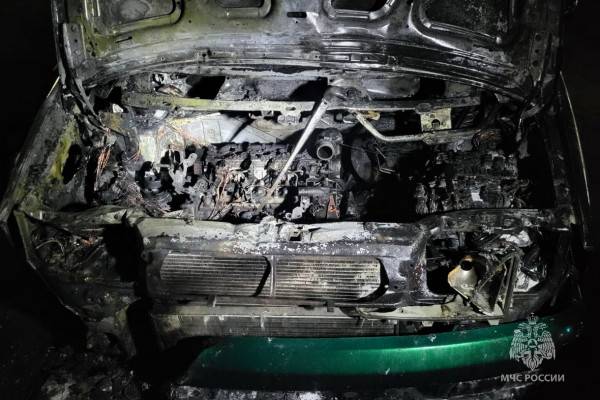 В деревне Каменка Кардымовского района случился автопожар