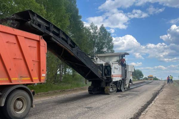 В Ярцевском районе стартовал ремонт в рамках дорожного нацпроекта