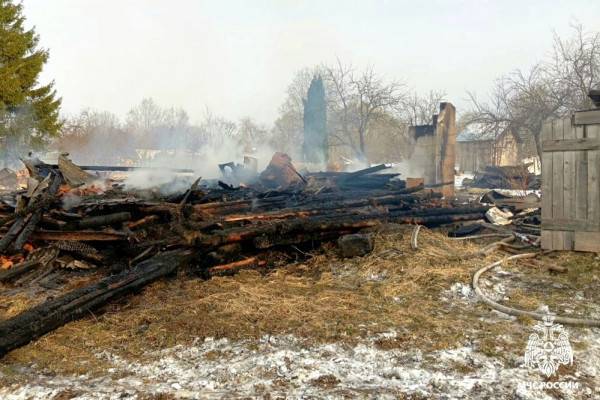 Пожар в Смоленской области унес жизнь человека Пожар в Смоленской области унес жизнь человека