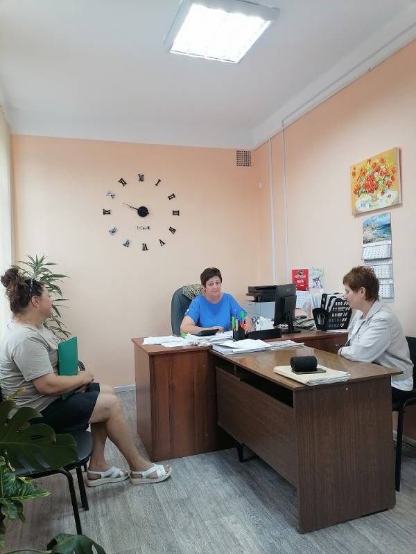 Деловая встреча в Рославле