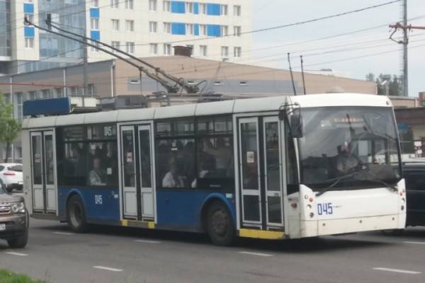 В Смоленске до 22 мая троллейбусы не будут ходить по улице Нормандия-Неман