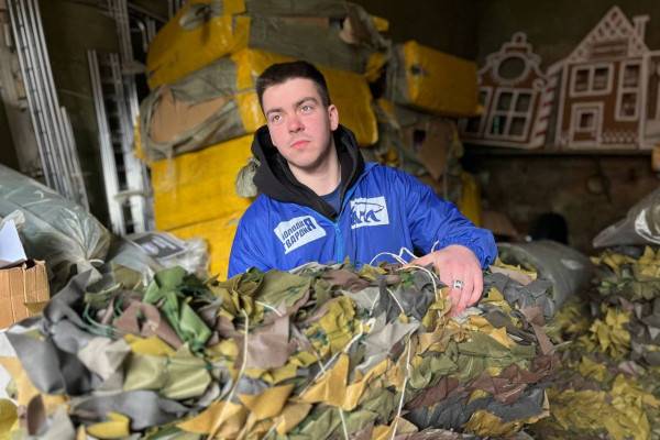 Маскировочные сети для бойцов: поддержка и забота от смоленских волонтеров