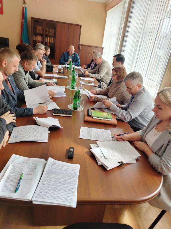 Заседание постоянной комиссии Рославльской окружной Думы