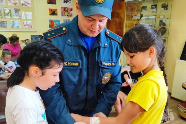 Для юных смолян был проведен Урок оказания первой помощи