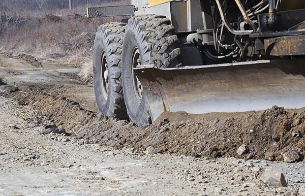 Грейдирование дорог в Рославльском районе