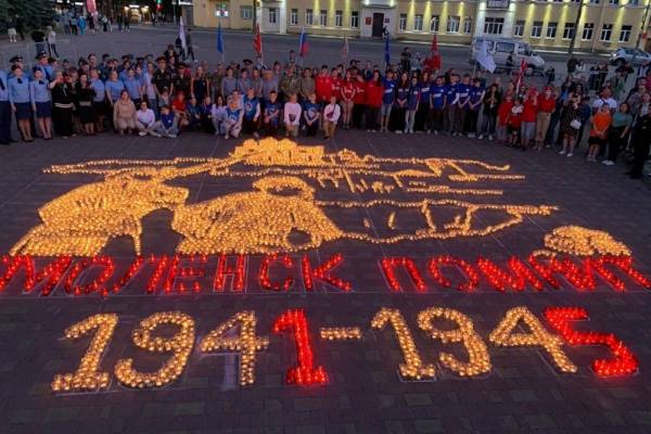 В Смоленской области вспыхнули «Огненные картины войны»