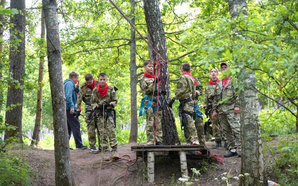 Закрытие военно-патриотического слета 