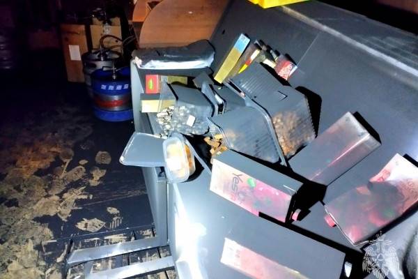 В Смоленске горел магазин пивной продукции