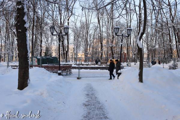 В Смоленске стартовали работы по благоустройству сада Блонье