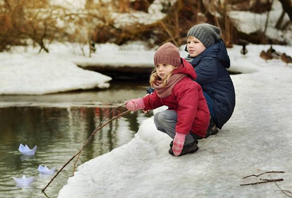 Осторожно! Тонкий лёд! Памятка для родителей
