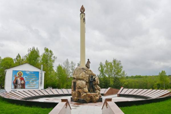 Открытие мемориала воинам-афганцам в Смоленской области