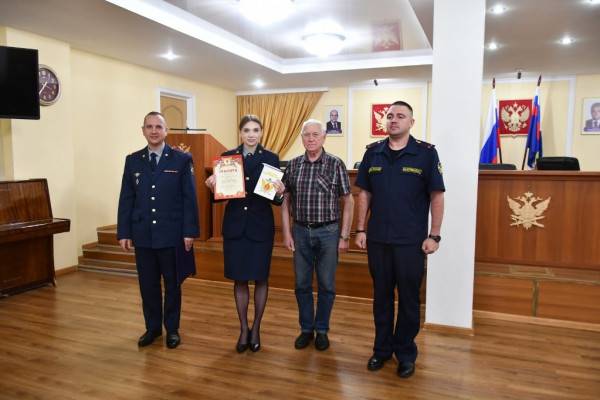 Лучший наставник среди сотрудников УФСИН в Смоленской области