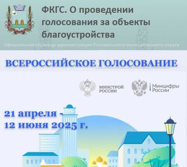 Голосование за объекты благоустройства 2025